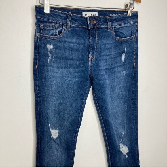 DL1961 Florence instasculpt Jeans in Strive size 28 distressed - Picture 5 of 11
